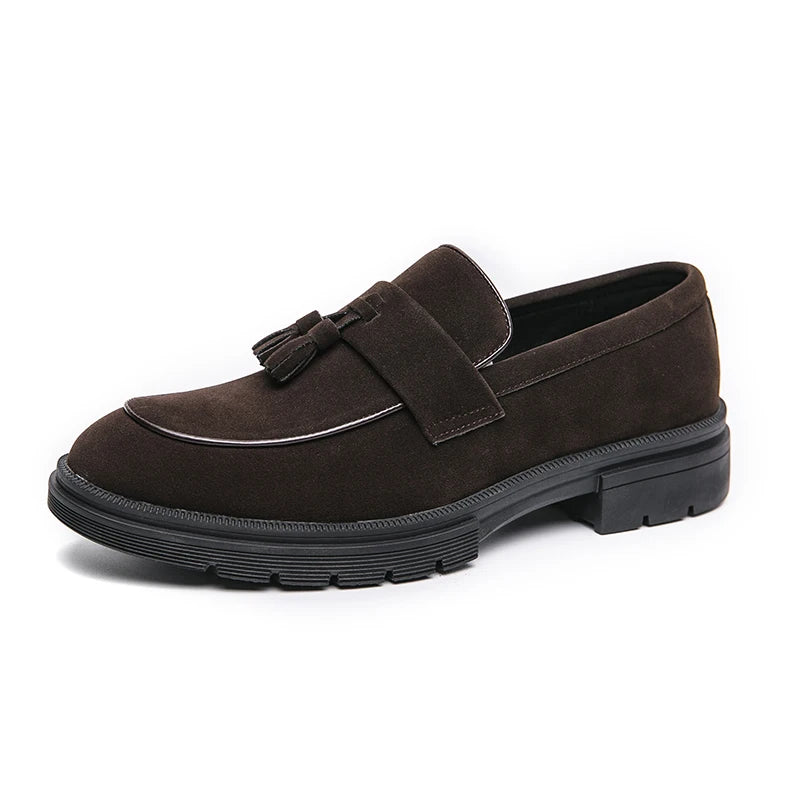 Hot Selling Soft Soled Comfortable Loafers Europe America Massage Soles Men's Commuting Work Shoes Party Men's Formal Shoes